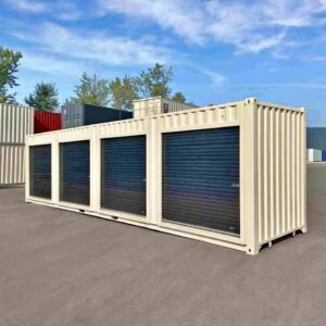 40ft high cube shipping container with roller door
