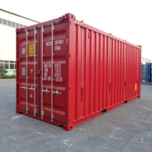 20ft high cube hard open top container – steel floor